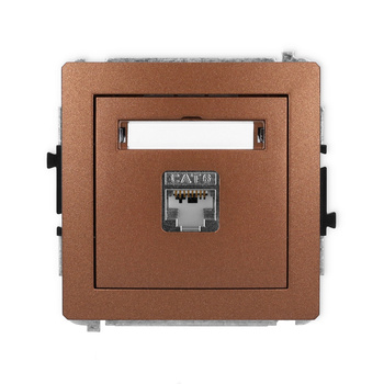 KARLIK DECO 9DGK-1e  Gniazdo komputerowe pojedyńcze  1xRJ45