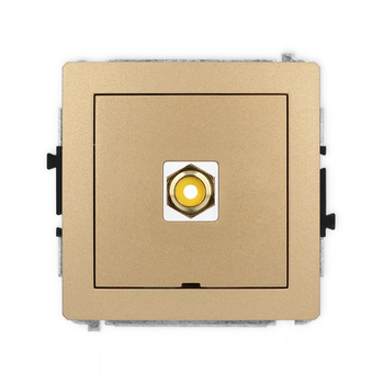 KARLIK DECO 8DGRCABO-1  Gniazdo pojedyńcze  RCA