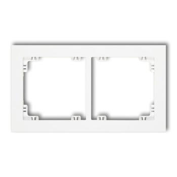 KARLIK DECO DR-2 Ramka uniwersalna podwójna z tworzywa