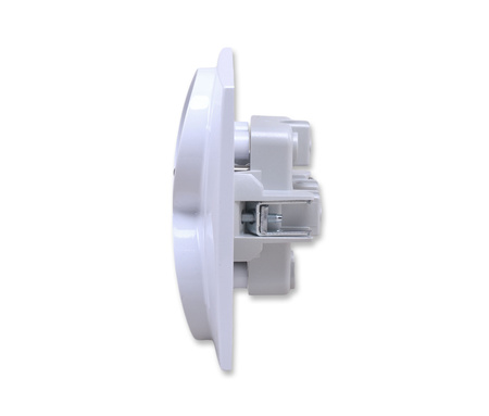 OSPEL SZAFIR GP-2ZZ/00 Gniazdo podwójne z uziemieniem kompletne z ramką