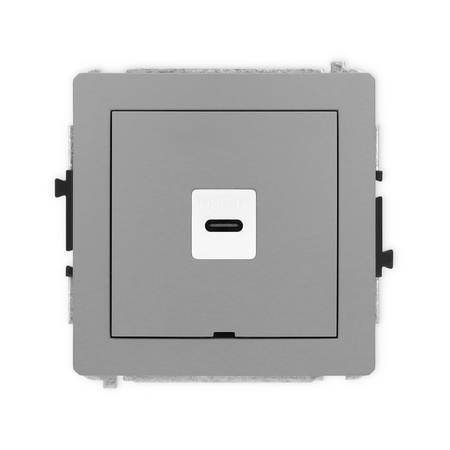 KARLIK DECO 27DGUSBBO-7 Gniazdo pojedyńcze 1xUSB C-C