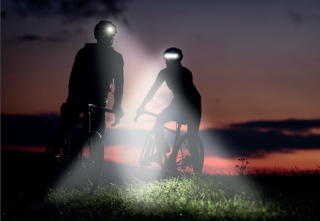 LATARKA CZOŁOWA LED AKU COB+ XPE+ SENSOR