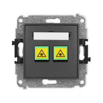 KARLIK ICON 28IGOP-2 Gniazdo światłowodowe optyczne podwójne