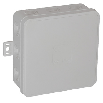 Puszka n/t CLICK, IP54, 12 przepustów, 100x100x41mm, biała, 32 szt.
