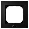 OSPEL AS RH-1G/33 Ramka pojedyncza do łączników IP44 czarny metalik
