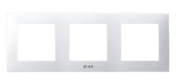 OSPEL SZAFIR RH-3Z/00 Ramka potrójna do łączników IP-44 biały