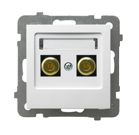 Ospel as GGN-1G/m/00 Gniazdo głośnikowe pojedyncze