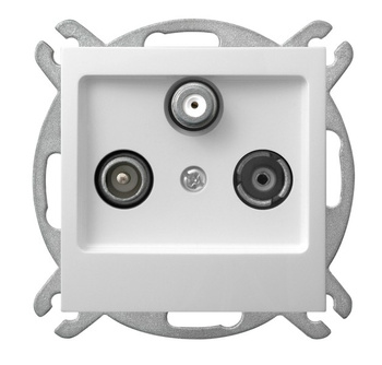 OSPEL IMPRESJA GPA-YS/m/00 Gniazdo RTV-SAT końcowe