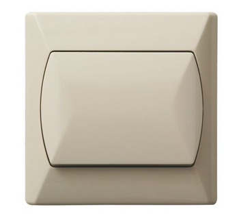 OSPEL AKCENT ŁP-1A/01 Łącznik jednobiegunowy beż