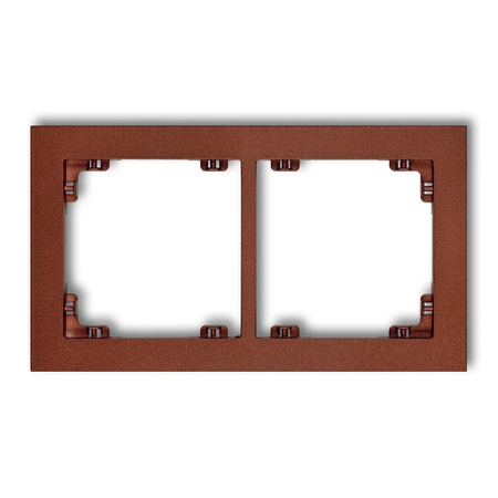 KARLIK DECO 9DR-2 Ramka uniwersalna podwójna z tworzywa