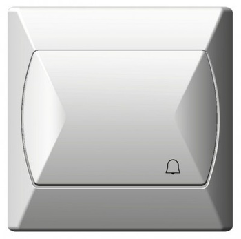 OSPEL AKCENT ŁP-6A/00 Łącznik zwierny "dzwonek" biały