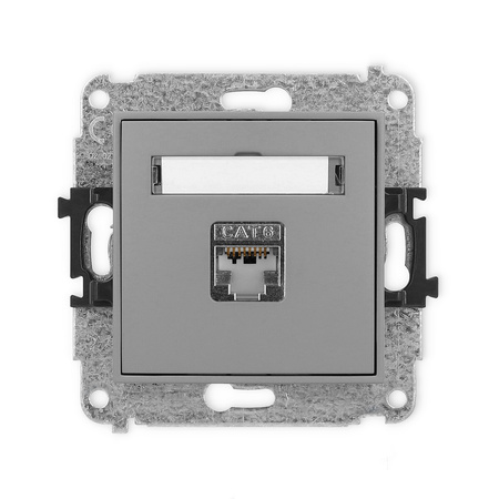 KARLIK ICON 27IGK-1e  Gniazdo komputerowe pojedyńcze  1xRJ45