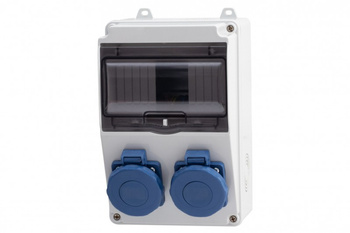 F-ELEKTRO F3.1788  Rozdzielnica  LAGO 7M 2x230V     IP65