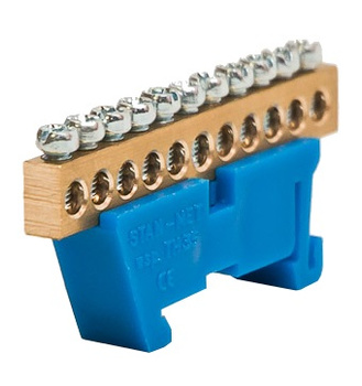 Stan-met Listwa zaciskowa ochronna 11x10mm2 niebieska