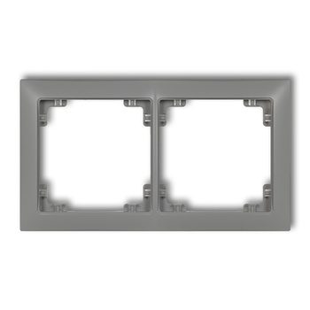 KARLIK DECO 27DRSO-2 Ramka uniwersalna podwójna z tworzywa DECO Soft