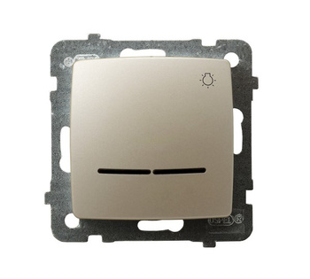 OSPEL KARO ŁP-5SS/m/42 Łącznik zwierny "światło" z podświetleniem