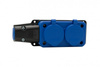 F-ELEKTRO F6.0481  Listwa gumowa 2x230V 16A IP54  niebieska