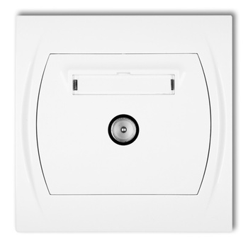 KARLIK LOGO LGTV-1  Gniazdo antenowe TV pojedyncze