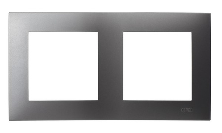 OSPEL SZAFIR R-2Z/70 Ramka podwójna szary