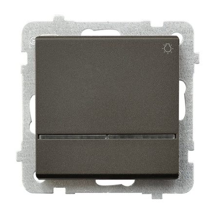 OSPEL SONATA ŁP-5RS/m/40 Łącznik zwierny "światło" z podświetleniem