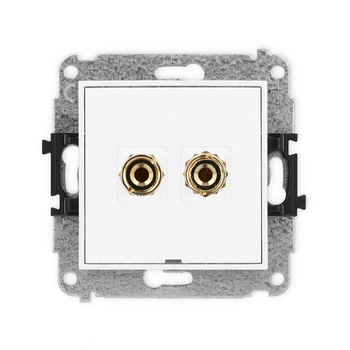 KARLIK ICON IGGBO-3  Gniazdo głośnikowe pojedyńcze