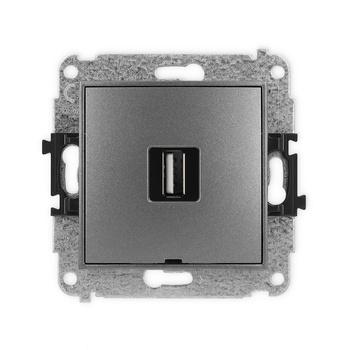 KARLIK ICON 11IGUSBBO-1  Gniazdo pojedyńcze  USB A-A 2.0