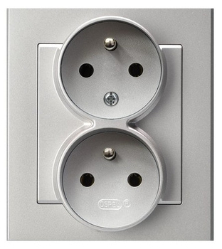 OSPEL SONATA GP-2RC/38 Gniazdo podwójne z/u niezamienność faz kompletne