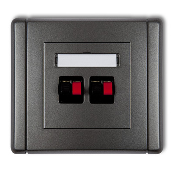 KARLIK FLEXI 11FGG-2  Gniazdo głośnikowe podwójne