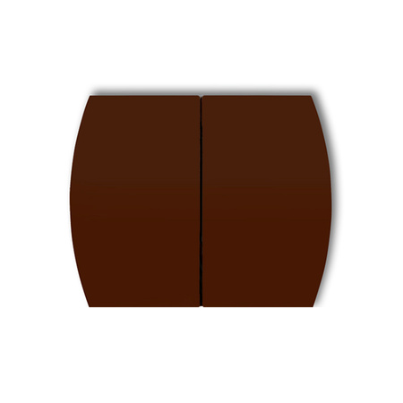 KARLIK produkty  uzupełniające 4KL-2 Klawisze podwójne do łączników TREND (komplet dwóch sztuk)