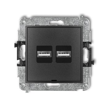 KARLIK ICON 11ICUSBBO-6  Ładowarka USB podwójna  2xUSB A