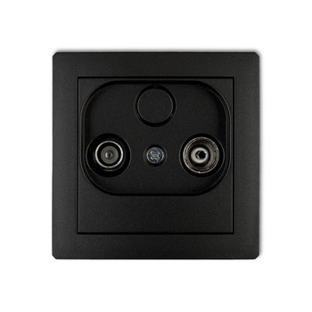 KARLIK DECO 12DG12P  Gniazdo abonenckie RTV przelotowego 12dB