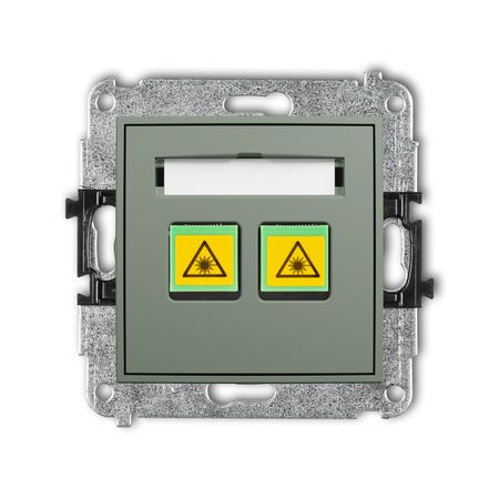 KARLIK ICON 61IGOP-2 Mechanizm gniazda światłowodowego/optycznego podwójnego