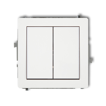 KARLIK DECO 25DWP-8.1 Łącznik zwierny żaluzjowy (dwa klawisze bez piktogramów)
