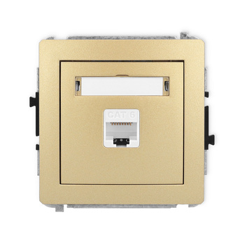 KARLIK DECO 29DGK-3  Gniazdo komputerowe pojedyńcze  1xRJ45