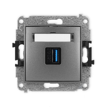 KARLIK ICON 11IGUSB-5 Mechamizm gniazda pojedynczego USB A-A 3.0