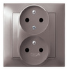 Ospel impresja GP-2YC/23 Gniazdo podwójne z/u niezamienność faz tytan