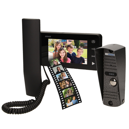 Zestaw wideodomofonowy "pin hole", LIBER MEMO 4,3"