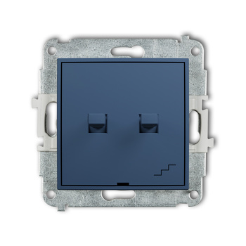 KARLIK ICON 64IWPUS-10.1 Mechanizm łącznika jednobiegunowego ze schodowym w stylu amerykańskim (wspólne zasilanie)