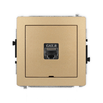 KARLIK DECO 8DGKBO-11  Gniazdo komputerowe pojedyńcze  1xRJ45