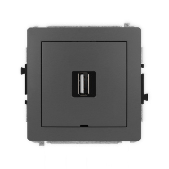 KARLIK DECO 28DGUSBBO-1  Gniazdo pojedyńcze  USB A-A 2.0