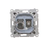 Kontakt-Simon 55 Gn. ant. „F” + RJ45 kat.6 (mod) TASFRJ45.01/149 Cz mat