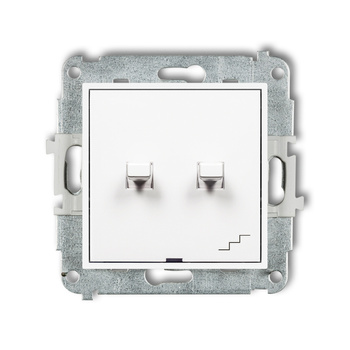 KARLIK MINI MWPUS-10.1 Łącznik jednobiegunowy  ze schodowym (wspólne zasilanie) w  stylu amerykańskim