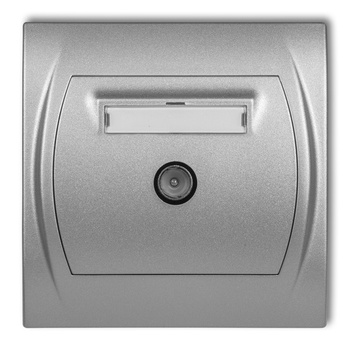 KARLIK LOGO 7LGTV-1  Gniazdo antenowe TV pojedyncze