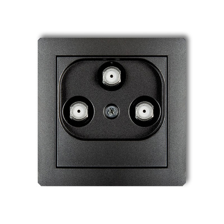KARLIK DECO 11DGMV  Gniazdo multimedialne 3F DATA (Vectra)