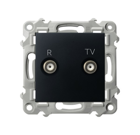 OSPEL SZAFIR GPA-ZK/m/33 Gniazdo RTV końcowe czarny