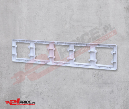 Hager lumina soul wl5250 ramka 5-krotna pozioma