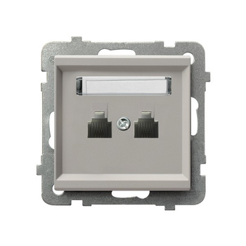 OSPEL SONATA GPT-2RN/m/82 Gniazdo telefoniczne podwójne niezależne