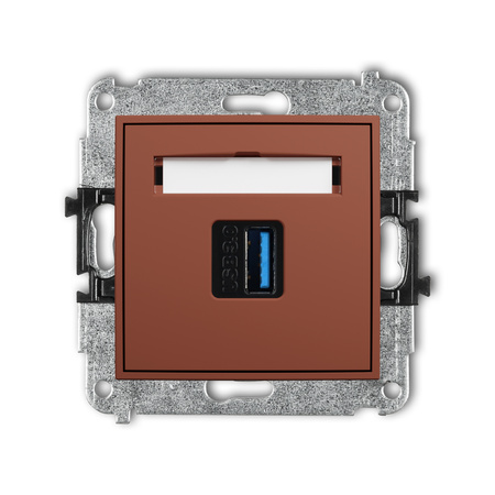 KARLIK MINI 63MGUSB-5 Mechanizm gniazda pojedynczego USB A-A 3.0