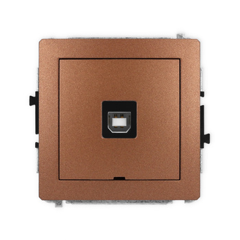 KARLIK DECO 9DGUSBBO-3  Gniazdo pojedyńcze  USB A-B 2.0