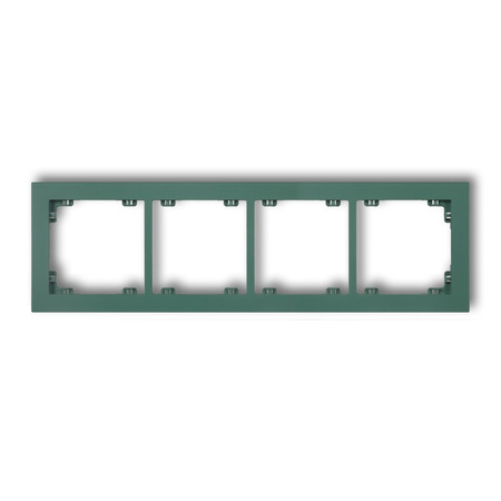 KARLIK DECO 51DR-4 Ramka uniwersalna podczwórna z tworzywa DECO Pastel Matt